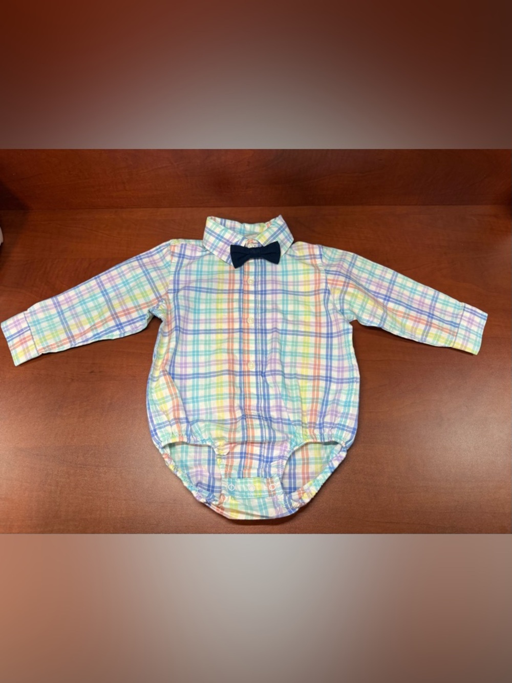New Carters Baby 0-3 Months Mustard Beige Dress 4 Piece Outfit with Socks